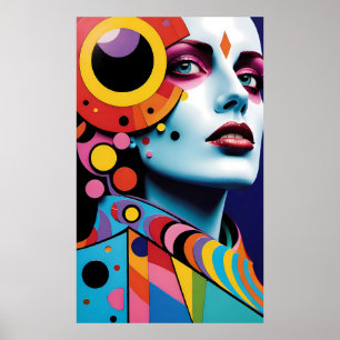 Denna drottning av diamanter - Ken Gage Art Poster