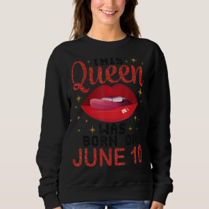 Denna drottning föddes den 10 juni Grattis på föde T Shirt