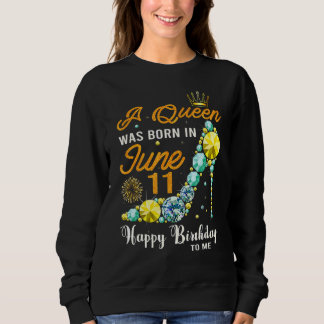 Denna drottning föddes den 11 juni Grattis på föde T Shirt