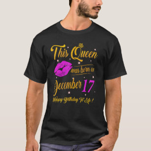 Denna drottning föddes den 17 december gåva H T Shirt