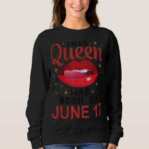 Denna drottning föddes den 17 juni Grattis på föde T Shirt