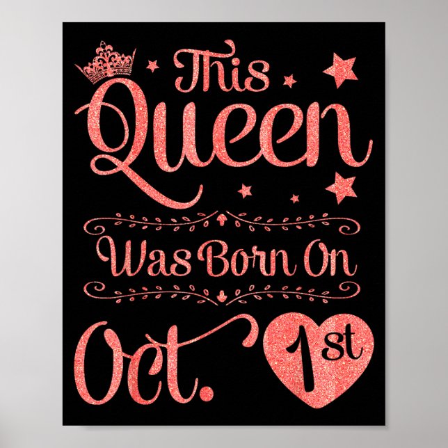 Denna drottning föddes den 1 oktober grattis på fö poster (Framsidan)