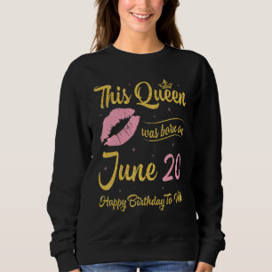 Denna drottning föddes den 20 juni Grattis på föde T Shirt