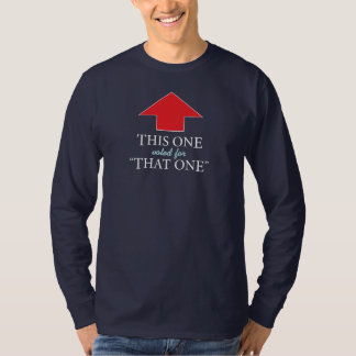 "Denna en" långärmadskjorta Tee Shirt