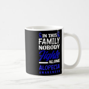 Denna familj ingen kämpar mot Ensamens medvetenhet Kaffemugg