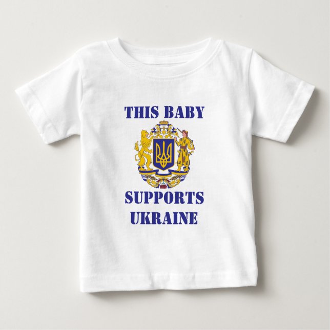 DENNA FAMILJ STÖDER UKRAINA T SHIRT (Framsida)