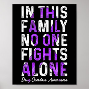 Denna familjs läkemedelsöverdosering - medvetenhet poster