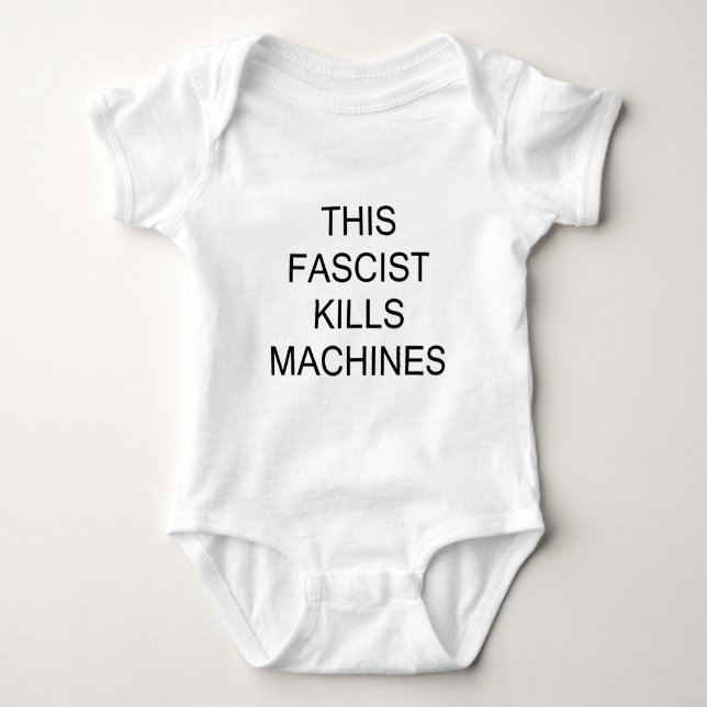 Denna fascistiska Döda Maskiner T-shirt (Framsida)