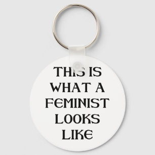 Denna feminist nyckelring
