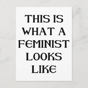 Denna feminist vykort