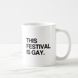 Denna festivalen är gay kaffemugg