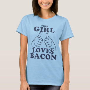 Denna FLICKA älskar bacon Tröja