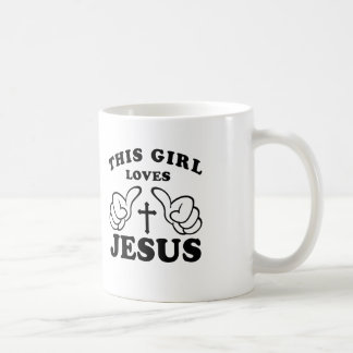 DENNA FLICKA ÄLSKAR JESUS KAFFEMUGG