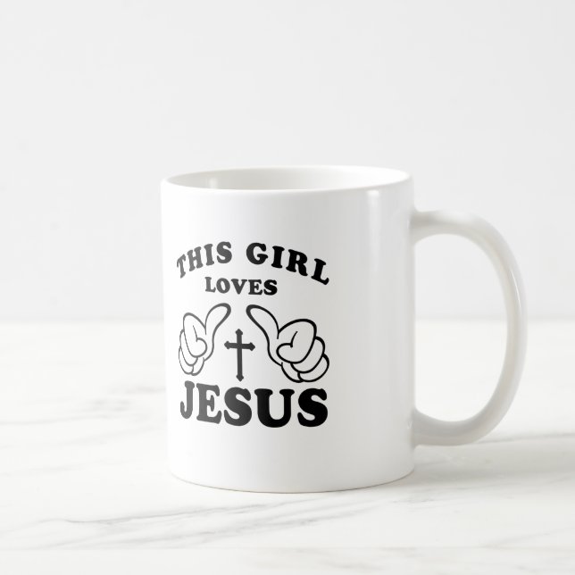 DENNA FLICKA ÄLSKAR JESUS KAFFEMUGG (Höger)