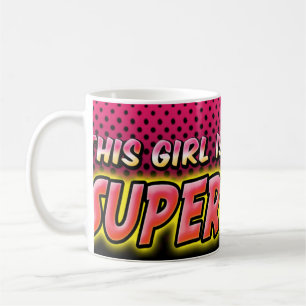 Denna flicka är en Superwoman Kaffemugg