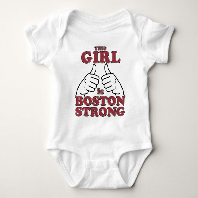 Denna FLICKA är starka Boston T-shirt (Framsida)