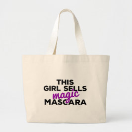 Denna flicka säljer magisk Mascara Jumbo Tygkasse