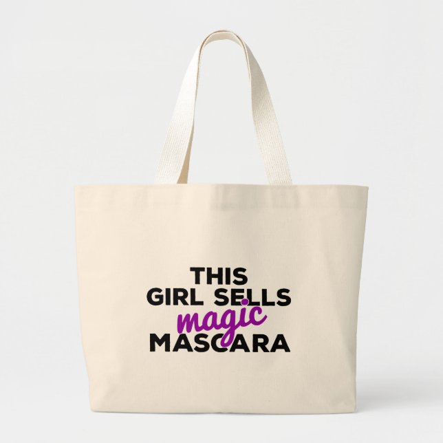 Denna flicka säljer magisk Mascara Jumbo Tygkasse (Framsidan)