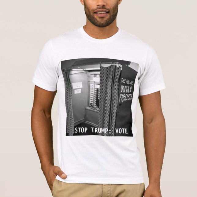 Denna [för maskindödor för röstning] design 3 för t-shirt (Framsida)