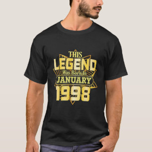 Denna förklaring föddes i januari 1998 Lycklig Bir T Shirt
