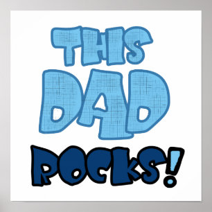 Denna gåva från Pappa Sten Poster