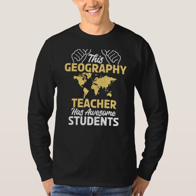 Denna geografiska lärare har Fantastisk Studenter  T Shirt (Framsida)