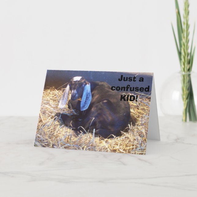 DENNA GETEN ÄR ETT FÖRVIRRAT BARN - ÖVER KULLEN KORT (Framsida)