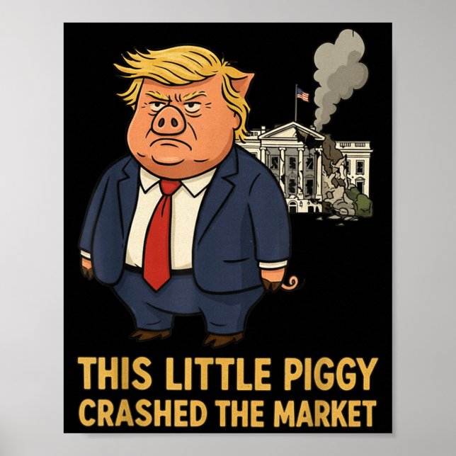 Denna Ggy Kraschade Marknaden Roligt Citat  Poster (Framsidan)