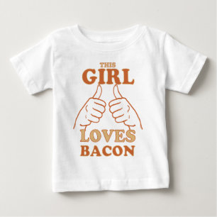 Denna GIRL Kärlek Bacon Bacon Kärlek Gift Idea T Shirt