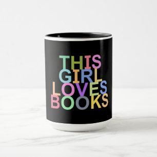 DENNA GIRL KÄRLEK BOKAR MUGG