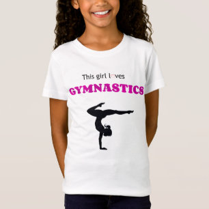 Denna Girl Kärlek Gymnastics T-Shirt