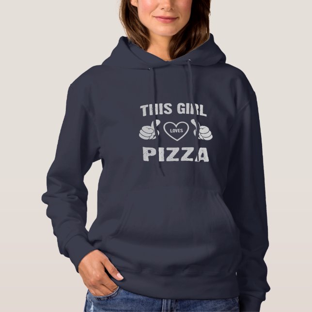 DENNA GIRL KÄRLEK PIZZA TEE (Framsida)