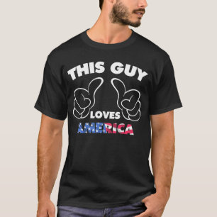 Denna grabb älskar Amerika T-shirt