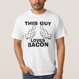 Denna grabb älskar bacon formulerar tee shirt