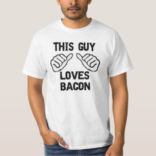 Denna grabb älskar bacon tröja