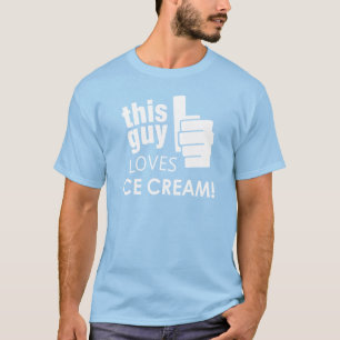 Denna grabb älskar glass! t shirt