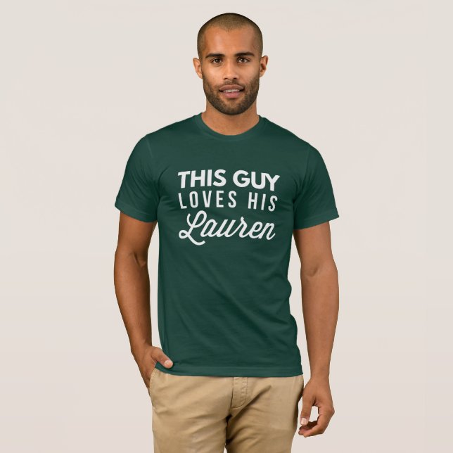 Denna grabb älskar hans Lauren T-shirt (Hel framsida)