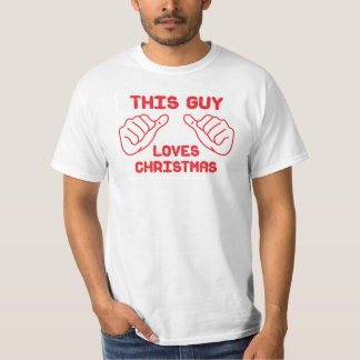 Denna grabb älskar jul tee shirt