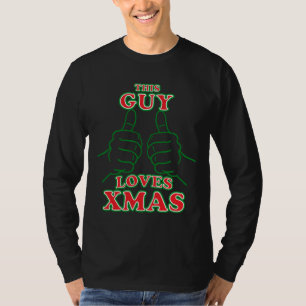 Denna grabb älskar JULAFTON T-shirt