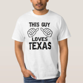 denna grabb älskar texas t-shirt