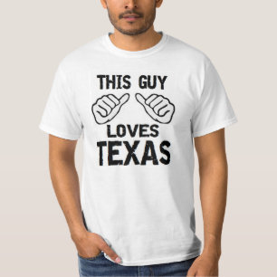 denna grabb älskar texas tröja