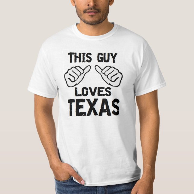 denna grabb älskar texas tröja (Framsida)