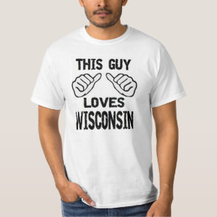 denna grabb älskar wisconsin tee shirt