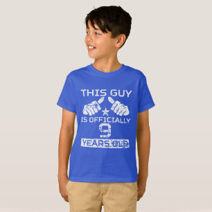 Denna grabb är officiellt 9 gammala år tee shirt