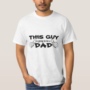Denna grabb går att vara en pappa t-shirt