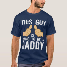 Denna grabb går att vara en pappa t-shirt
