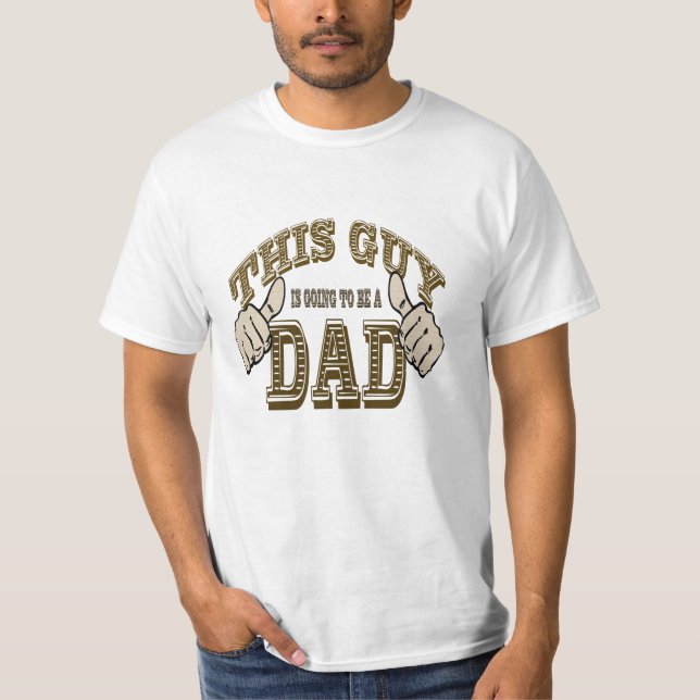 Denna grabb går att vara en pappagammala västern t-shirt (Framsida)
