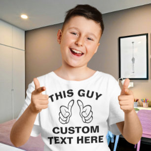 Denna grabb tillfogar din egna text här tee shirt