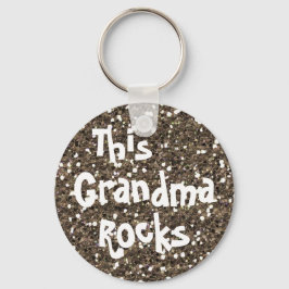 DENNA GRANDMA STEN KEYCHAIN-MALL NYCKELRING