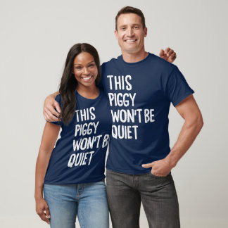 Denna Gris Kommer Inte Vara Tyst Rolig Politisk Gr T Shirt